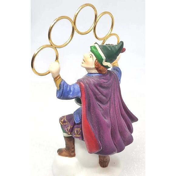 Dept 56 Twelve Days of Dickens' Village V Five Golden Rings 58381 Vintage 1996 - Picture 9 of 13